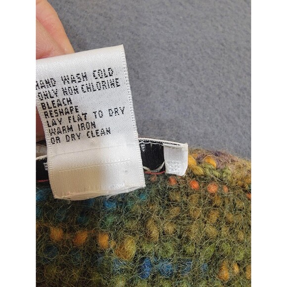 Talbots Petites Sweater Womens Large Multi Color Mohair Blend Button Cardigan - Picture 4 of 12